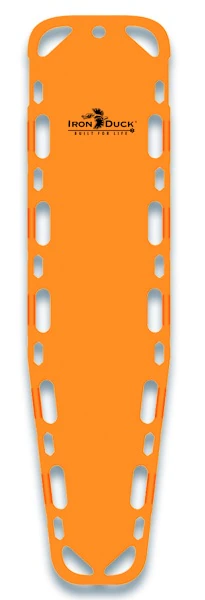 Fleming Industries Ultra-Vue Spine Backboard with Pins, Orange