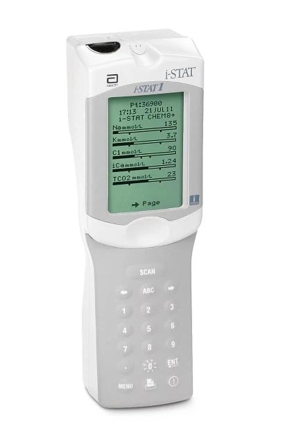 Abbott i-STAT Handheld Wireless Blood Analyzer, 9V Battery