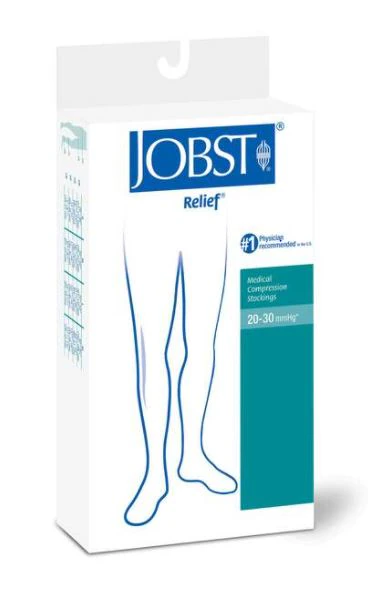 Jobst Relief Compression Stocking, Thigh High, Adult X-Large, 20-30 mmHg