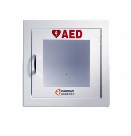 Zoll Medical Semi-Recessed AED Wall Cabinet, Stainless Steel, Each