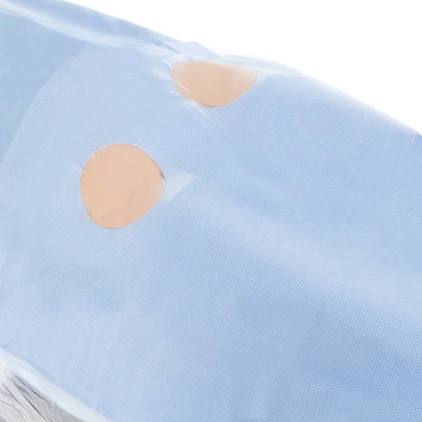 O & M Halyard Drape Angio Femoral Sterile, 87x135", 3.5" Fenestrated