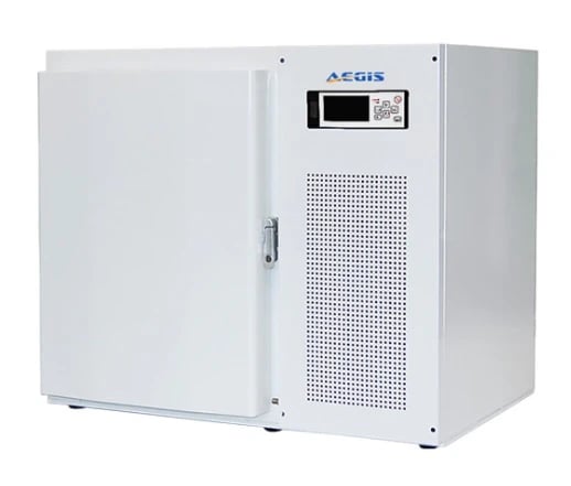 Aegis Scientific Ultra-Low Temperature Freezer, 3.3 Cu Ft, Solid Door, -40 to -86C, 94L