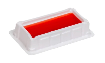 Globe Scientific Reagent Reservoir, Sterile, Polystyrene, White, 50mL, Individually Wrapped, Graduated, 50/Case