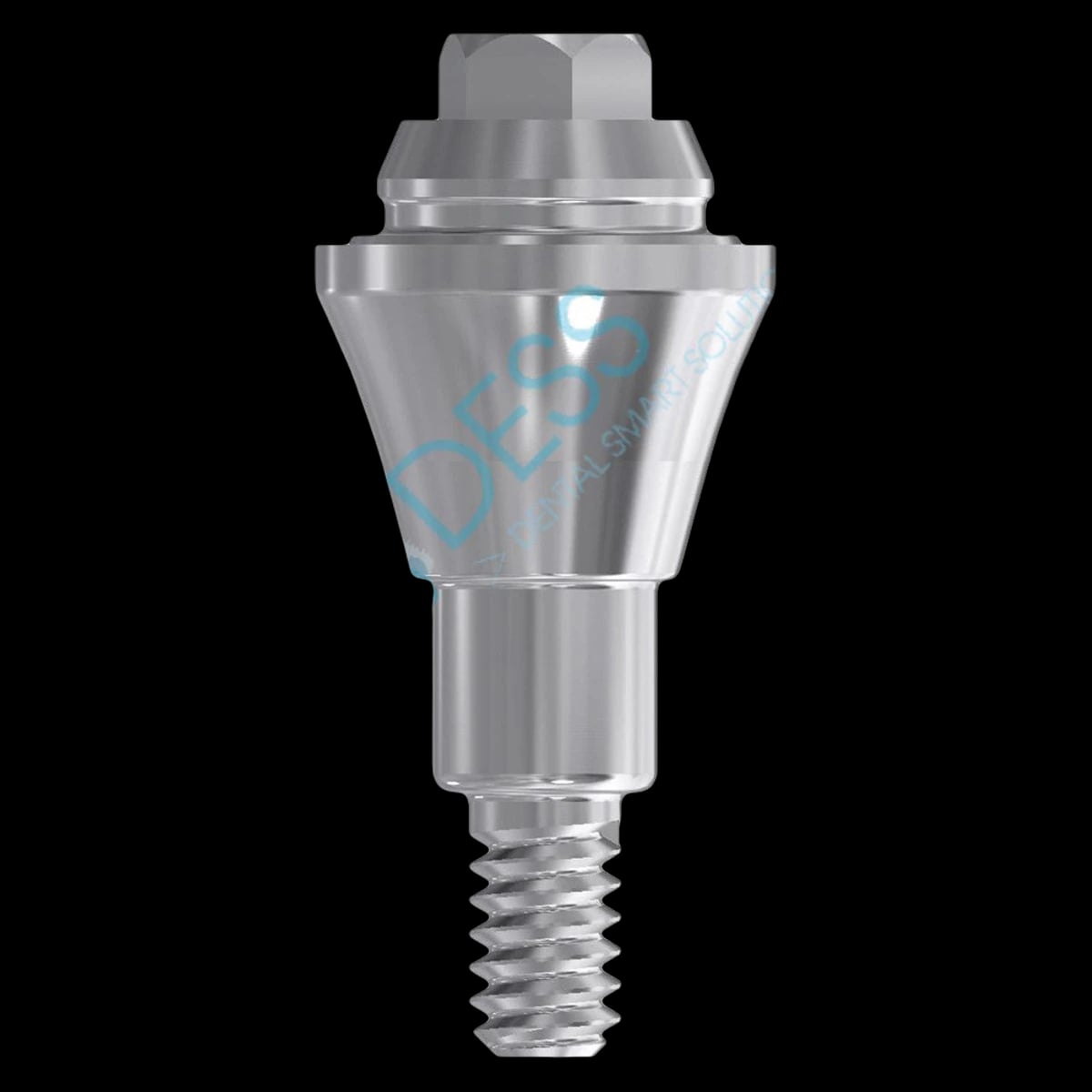 DESS Multiunit Abutment, Straight, Conical, Straumann Bone Level, RP/RC 4.8, 2.5mm Gingival Height, 1 Each