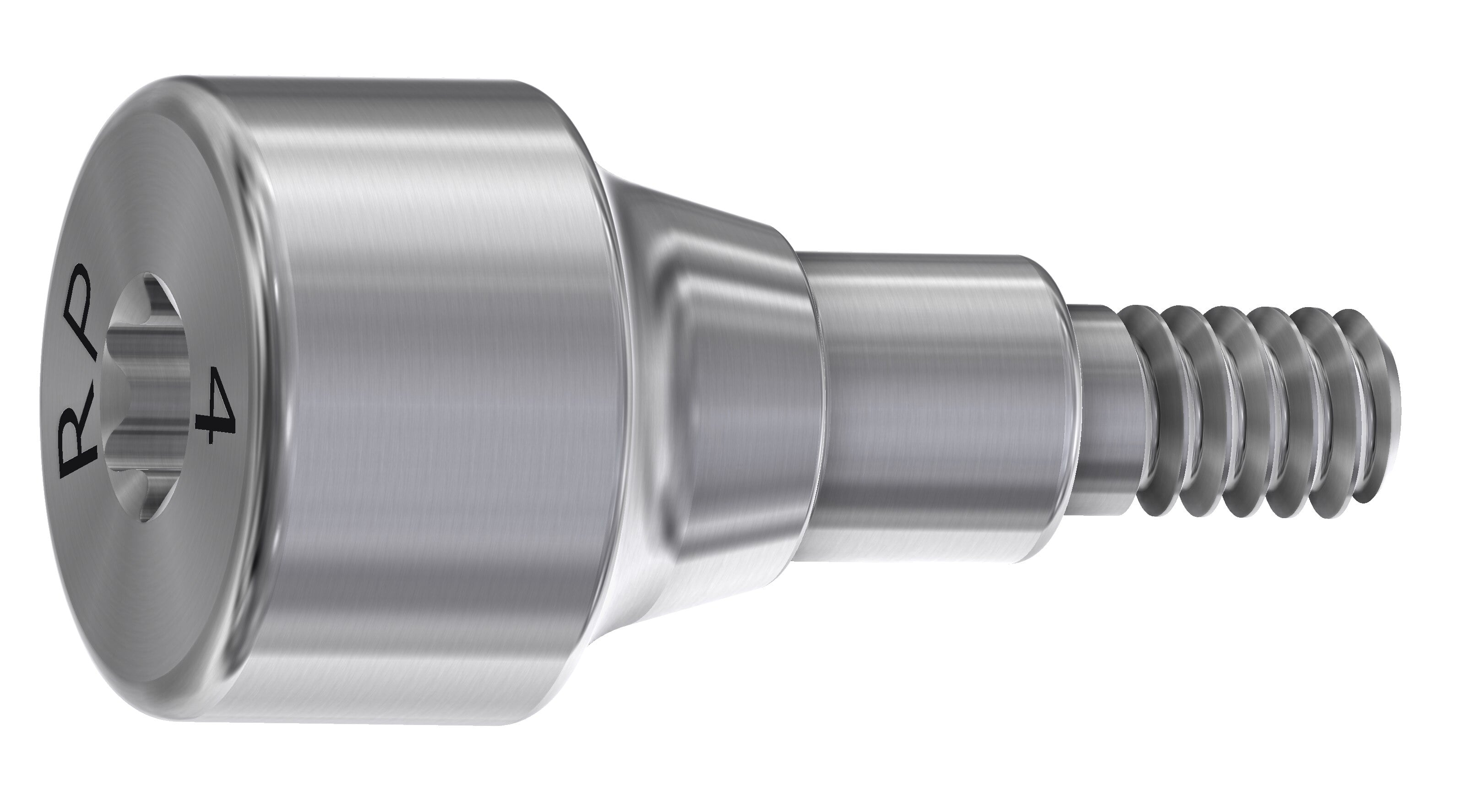 DESS Healing Abutment 4mm RP Conical Bone Level, Straumann Compatible, 1 Each