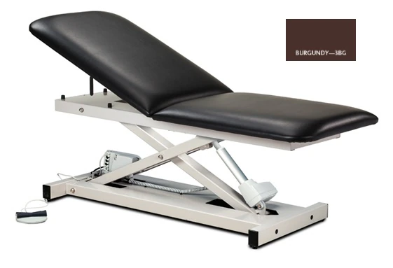 Clinton Industries Open Base Power Treatment Table, Royal Blue, 500 lb Capacity