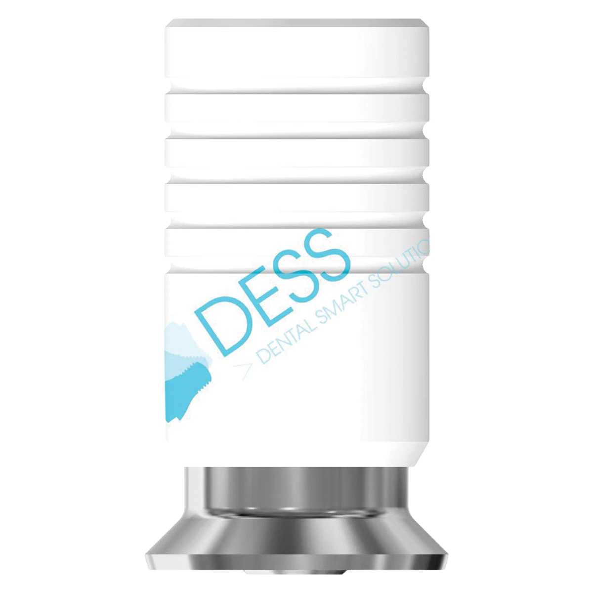 DESS Chrome Cobalt Non-Engaging Base for Straumann Tissue Level, WN on Implant + Screw, Internal Octagon, 4.8/6.5, 1 Each