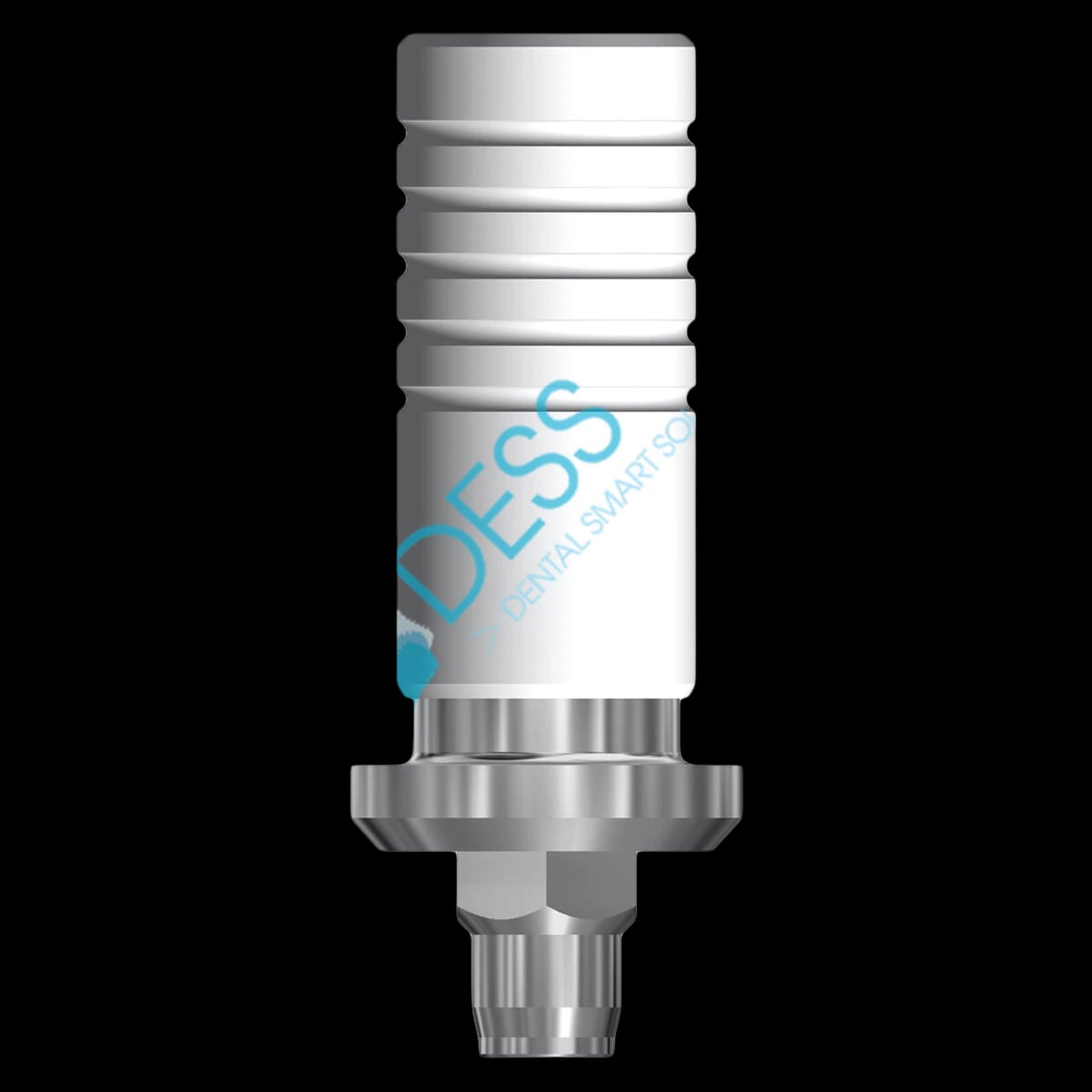DESS Chrome Cobalt Engaging Base WP with Screw, Internal Hex Click, 3i Biomet Certain 5.0, Each
