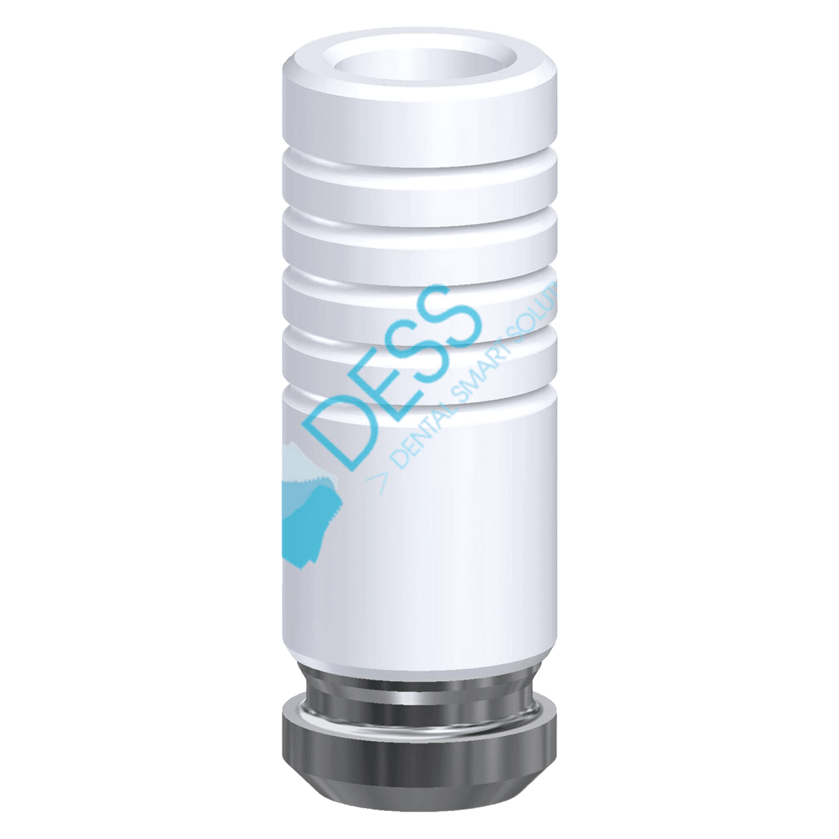 DESS Chrome Cobalt Engaging Base, Non-Platform, External Hex, with Screw (3i Osseotite Compatible)