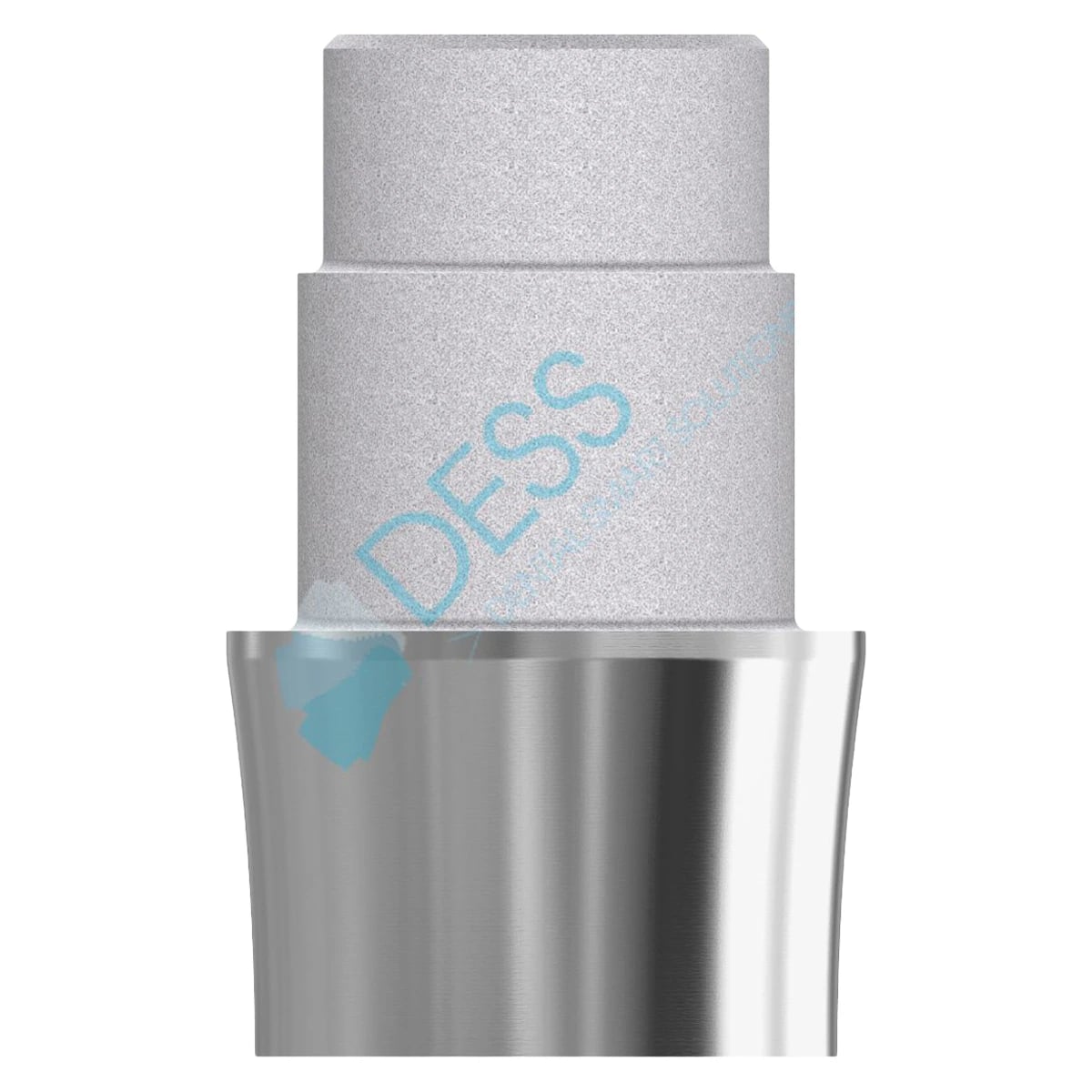 DESS TiBase Non-Engaging RP GH 3.0mm, 4.1 3i Osseotite External Hex, Titanium Abutment Base