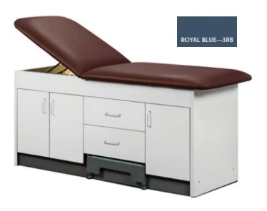 Clinton Industries Step-Up Treatment Table, Royal Blue/Gray, 400 lb Capacity