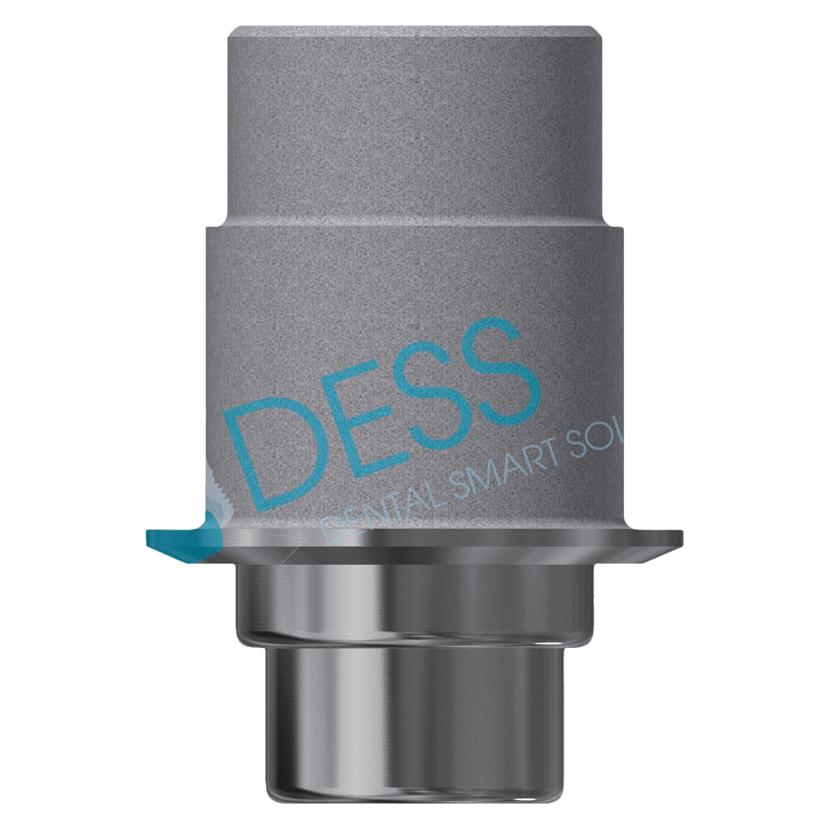 DESS TiBase Non-Engaging Titanium Base for Xive, 3.8mm, 0.3mm Gingival Height, Internal Hex, Each