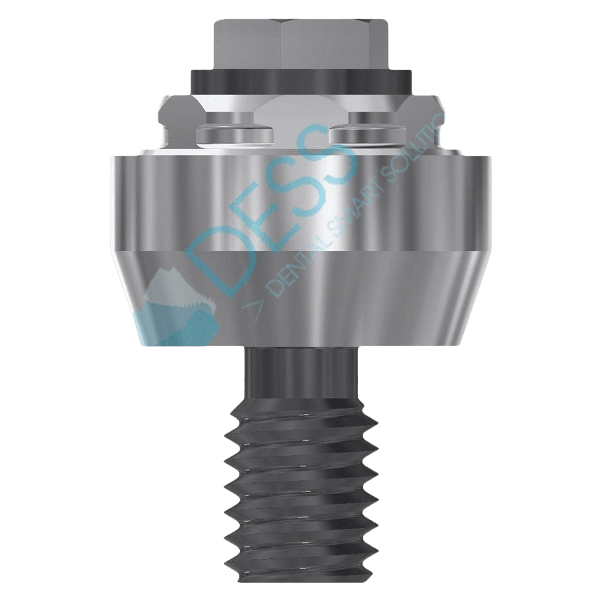 DESS Multiunit Abutment WP 3mm External Hex Universal DLC, Straight, 5.0 Platform, Nobel Branemark Compatible, 1 Each