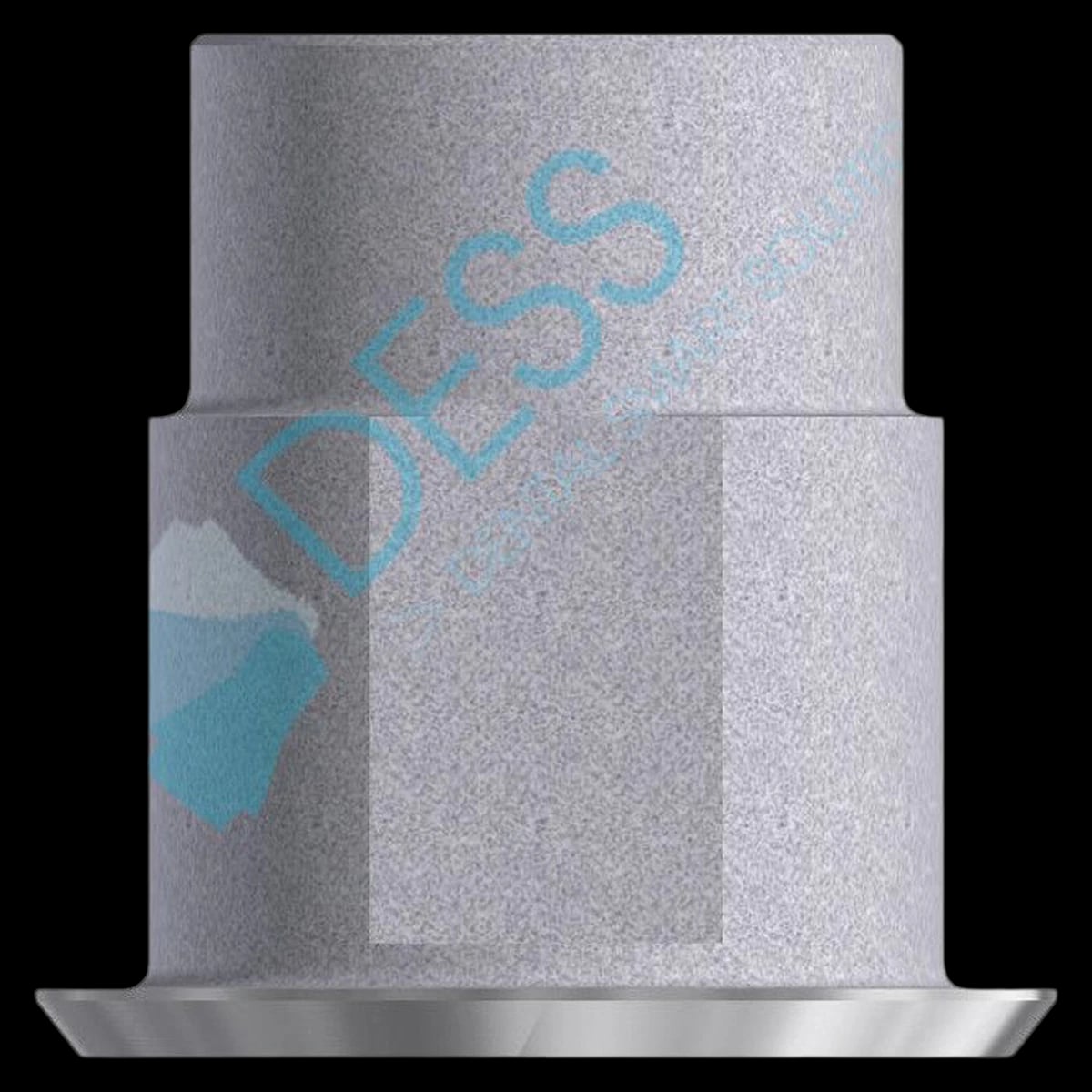 DESS TiBase Engaging Titanium Base, RP 0.3mm Gingival Height, External Hex Universal, 1 Each