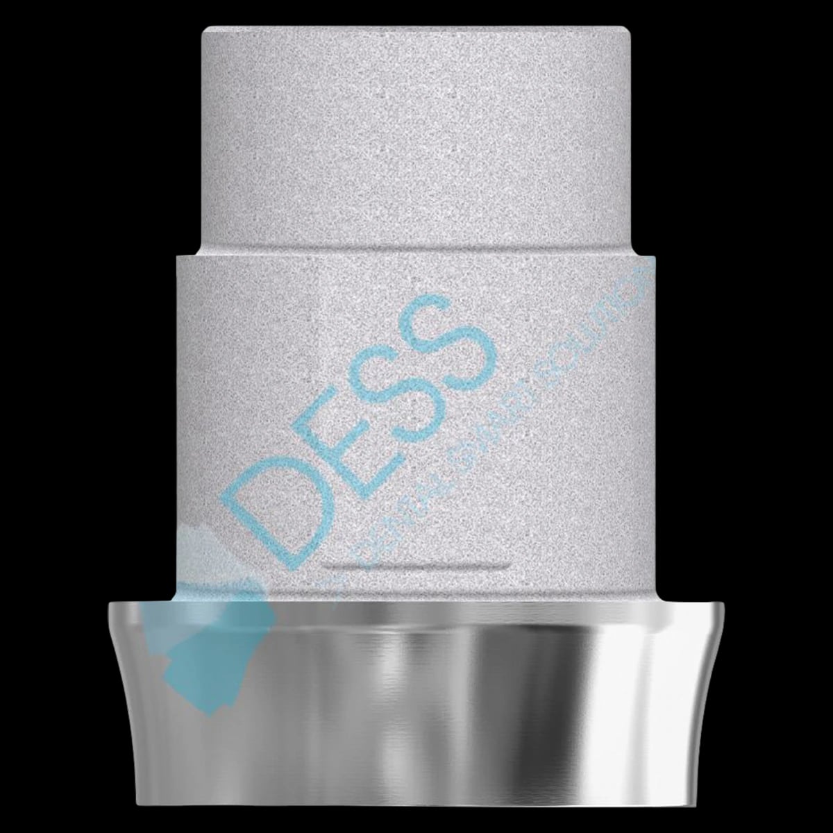 DESS TiBase Engaging Titanium Base, RP 1.5mm Gingival Height, External Hex Universal, for Nobel Biocare Branemark, 1 Each