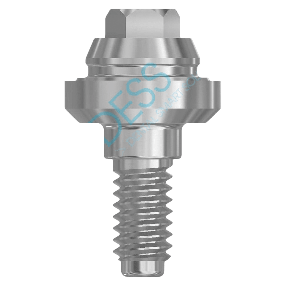 DESS Multiunit Abutment RP 1mm Internal Hex, Zimmer 4.5, Straight, Each