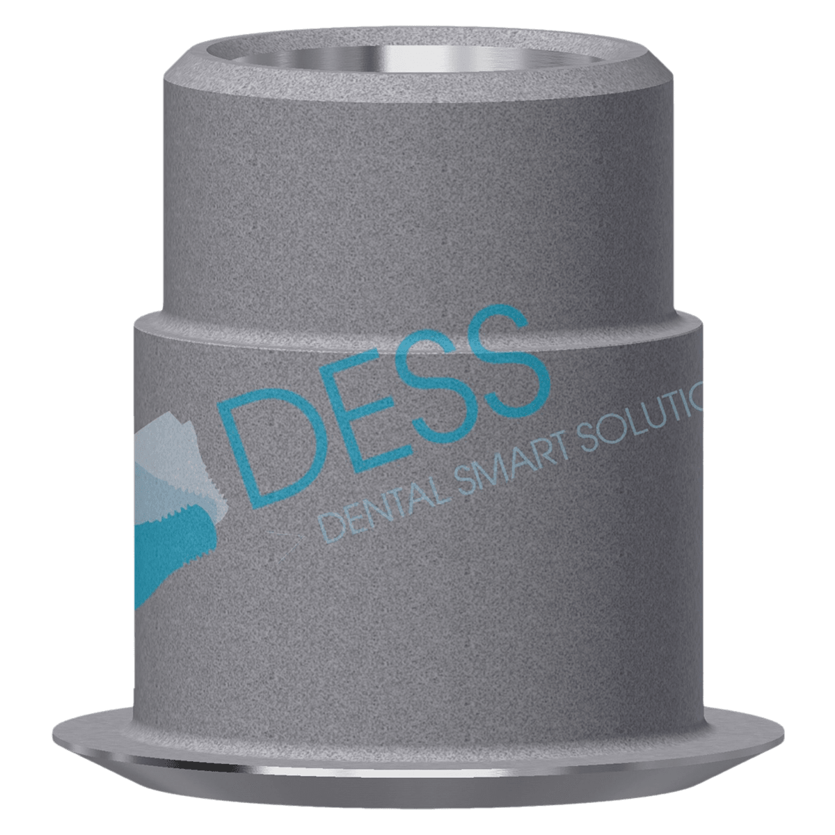 DESS TiBase Non-Engaging Titanium Base, NP, 0.3mm Gingival Height, External Hex Universal, for Nobel Branemark, 1 Each