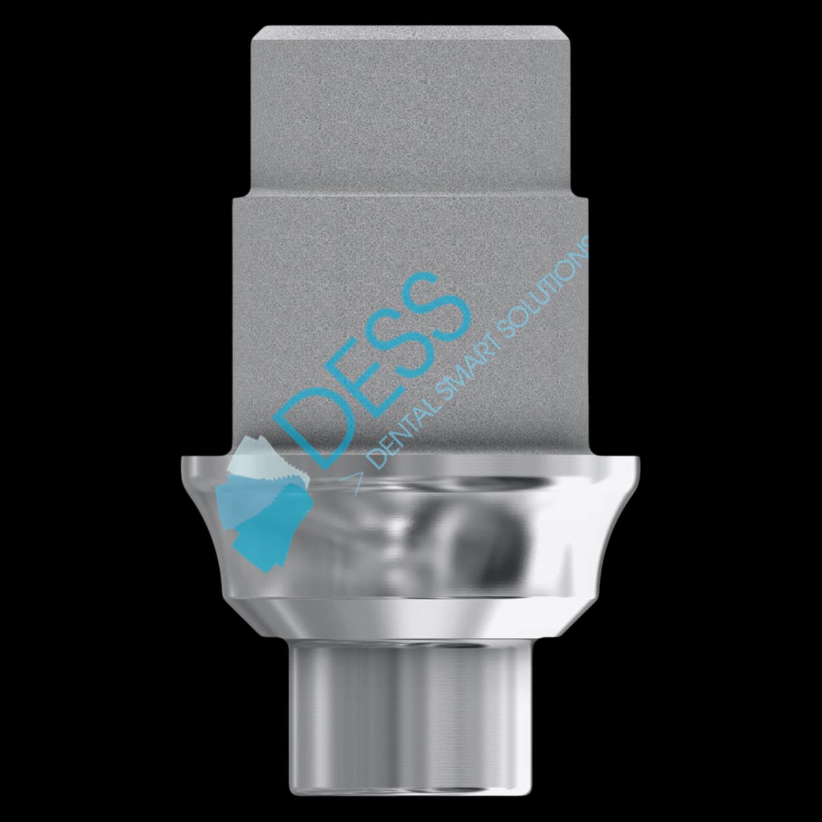 Dess TiBase Non-Engaging Titanium Base for Zimmer Internal Hex, 3.5mm Platform, 1.5mm Gingival Height, Each
