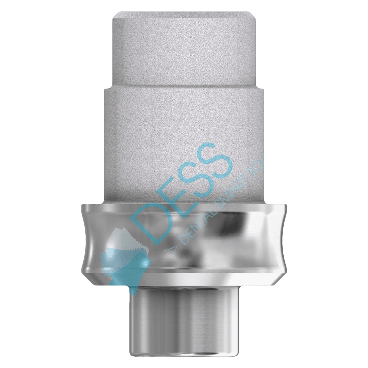 DESS TiBase Non-Engaging Titanium Base, Zimmer Internal Hex, 4.5mm Platform, 1.5mm Gingival Height, Each