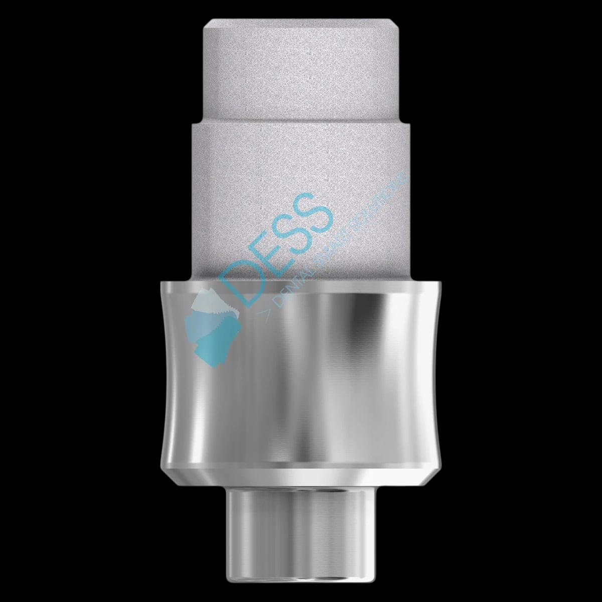 DESS TiBase Non-Engaging Titanium Base, Zimmer Internal Hex, 4.5mm Platform, 3.0mm Gingival Height, Each