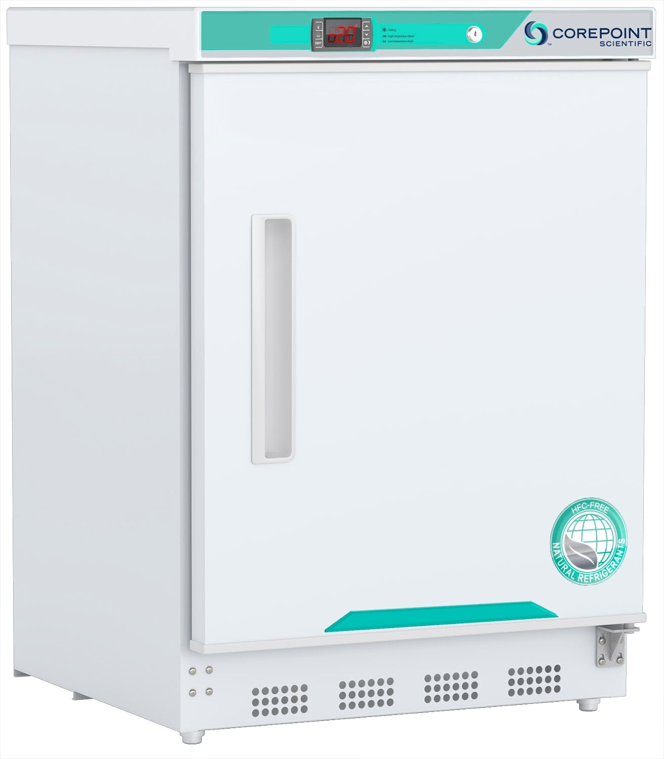 Corepoint Scientific Lab Freezer, Undercounter Built-In, Auto Defrost, 4.2 Cu Ft, Solid Door, Right Hinge, -15 to -25°C, 01KT0J0888W41FAA6MZ08F79N3