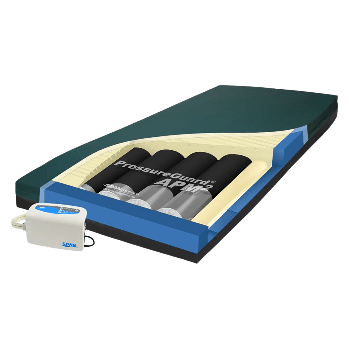 Span America PressureGuard APM2 Mattress with Control Unit