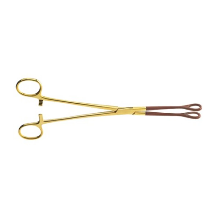 Euro-Med Ring Forceps, 220mm, LEEP Coated Stainless Steel, Non-Sterile, Each