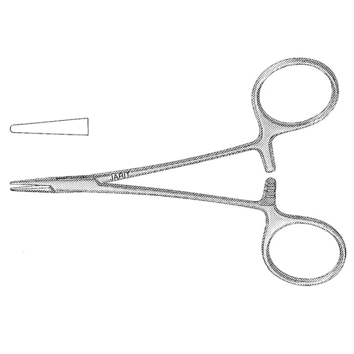 Jarit Webster Needle Holder, Smooth Jaw, 4-1/2"