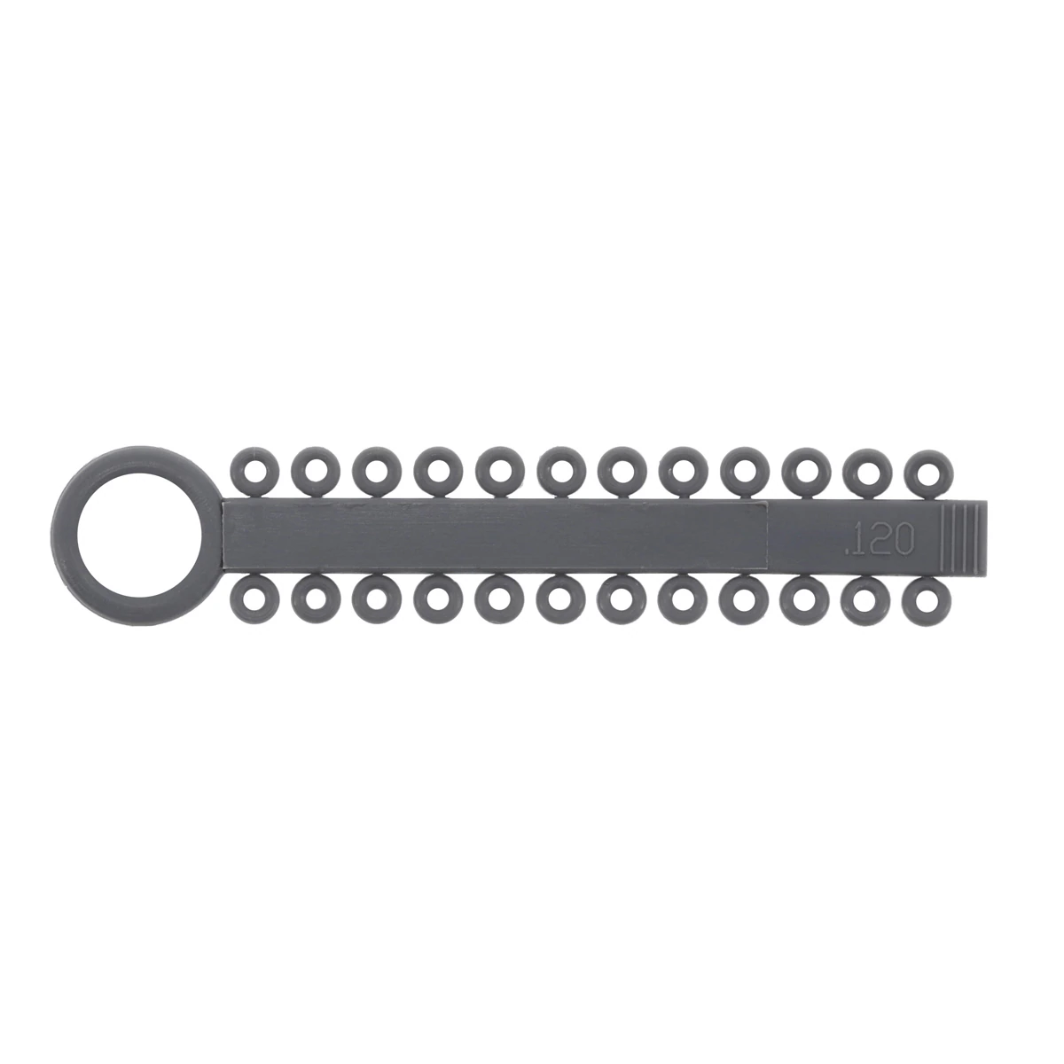 Power Sticks Elastomeric Ligatures, 0.120", Latex-Free, Gray, 42/Package, 01KEZKNKNBW73PSB80FFJ9E0T3