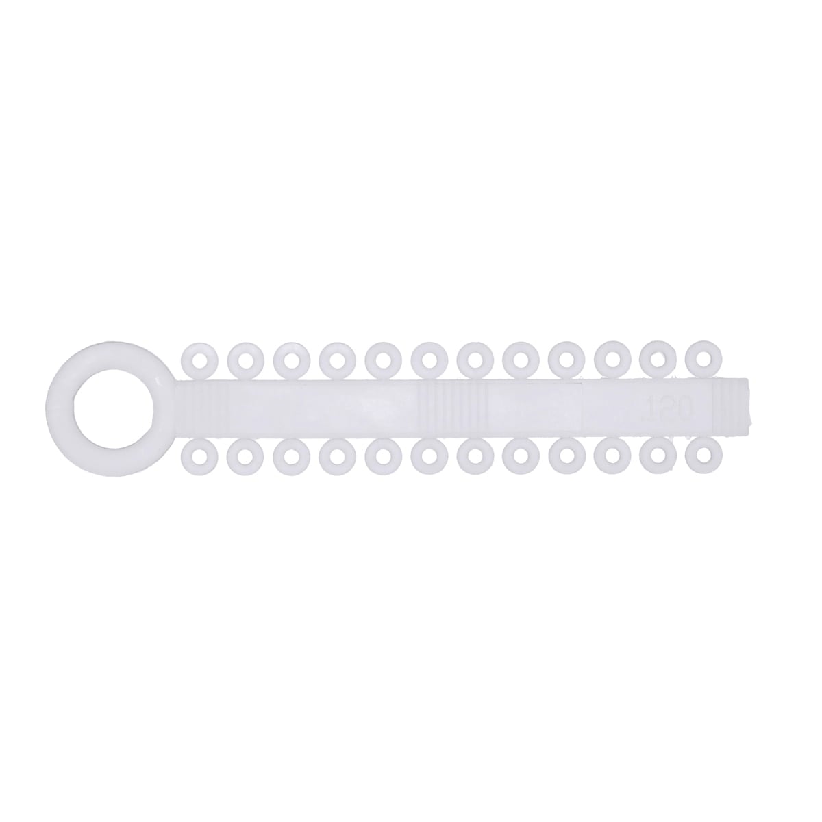Power Sticks Elastomeric Ligatures, Clear, 0.120", 1000/Pkg, 404-002