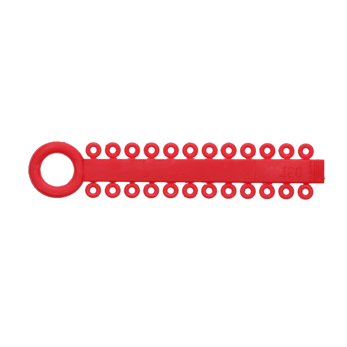 Ortho Technology Power Sticks Elastomeric Ligatures, Red, 0.120", 1000/Pkg, 404-008