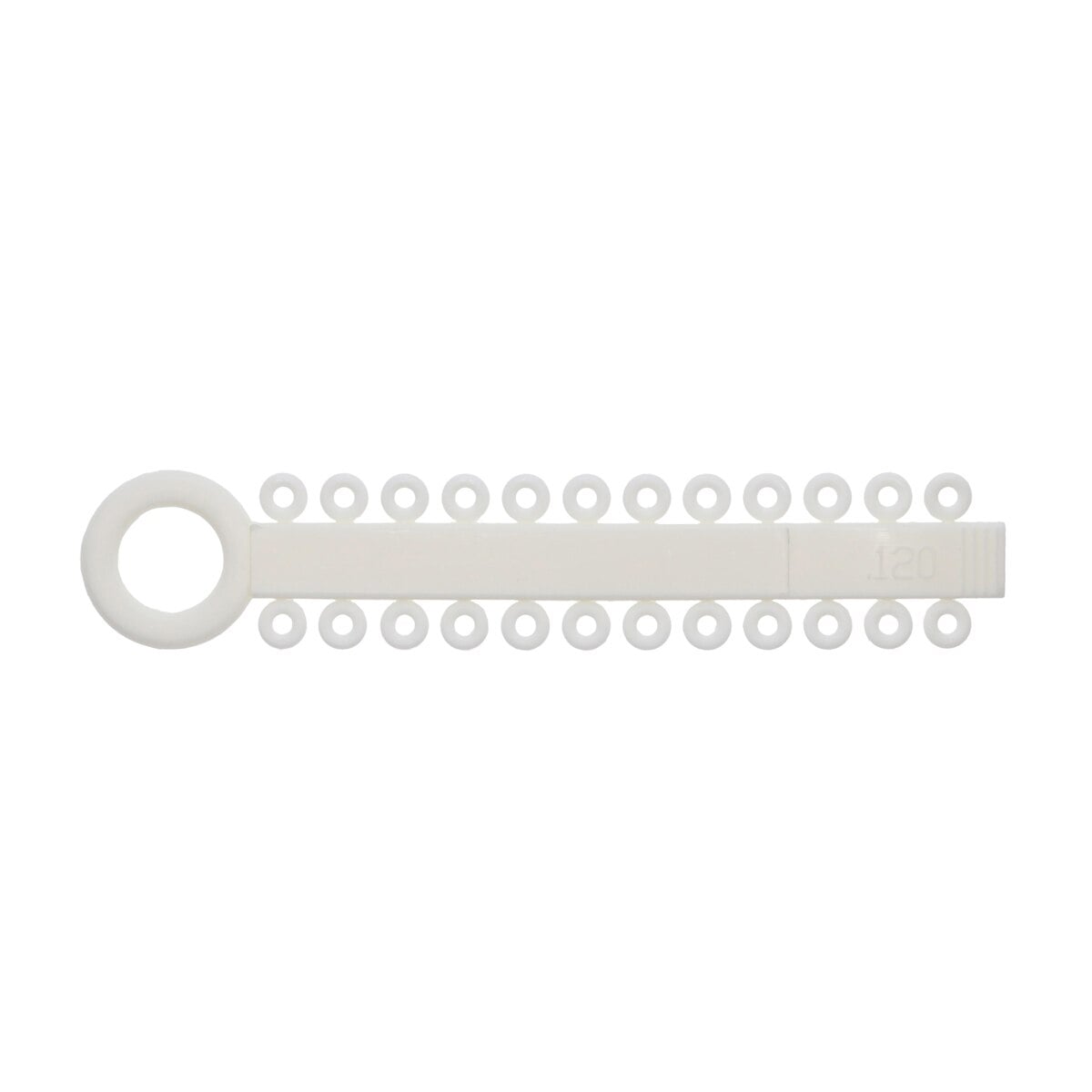 Power Sticks Ligature Ties Elastomeric, 0.120", Latex-Free, White, 42 Sticks of 24 Ties/Pk