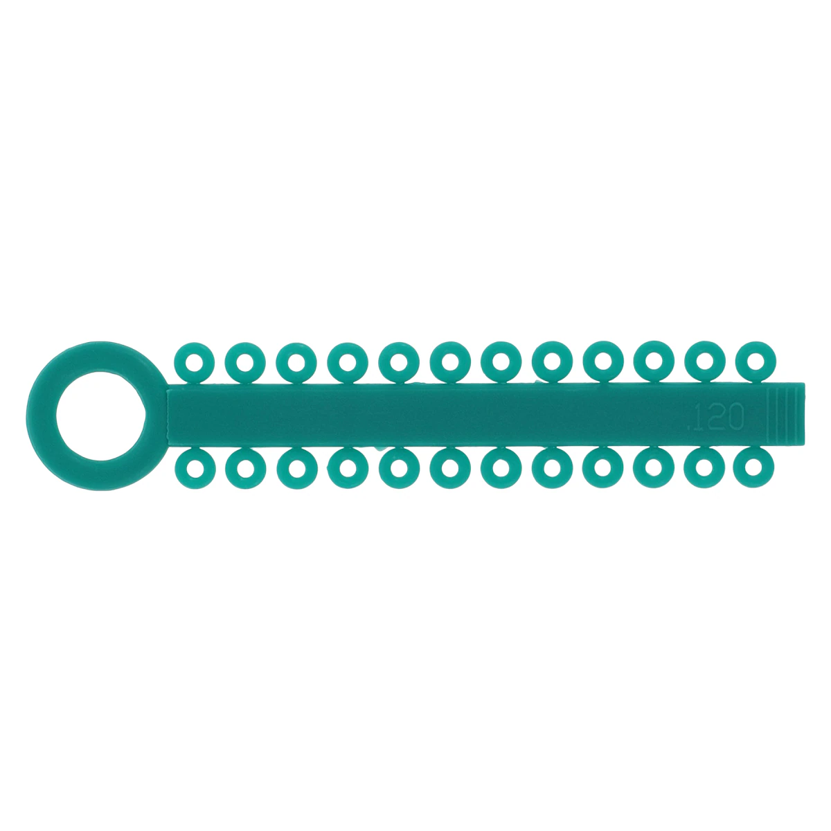 Power Sticks Ligature Ties Elastomeric, 0.120", Latex-Free, Aqua, 42 Sticks of 24 Ties