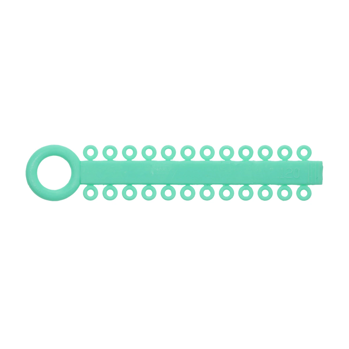 Ortho Technology Power Sticks Elastomeric Ligatures, 0.120", Latex-Free, Kelly Green, 1008 Ties/Pkg