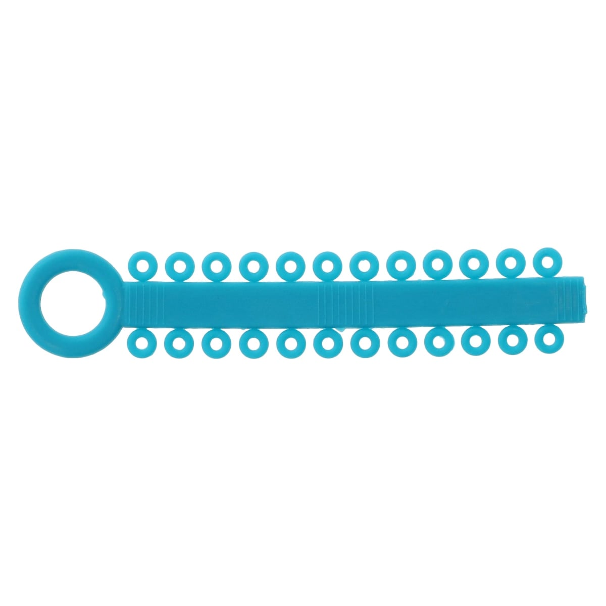 Ortho Technology Power Sticks Elastomeric Ligatures, Turquoise, 0.120", 1008 Ties/Pkg, 404-027S