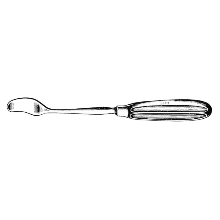 Jarit Chandler Orthopedic Elevator, 8" Curved, 19mm Wide, Stainless Steel, Reusable