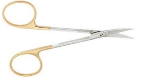 Knapp Iris Scissor, 4-1/2" Straight, Stainless Steel