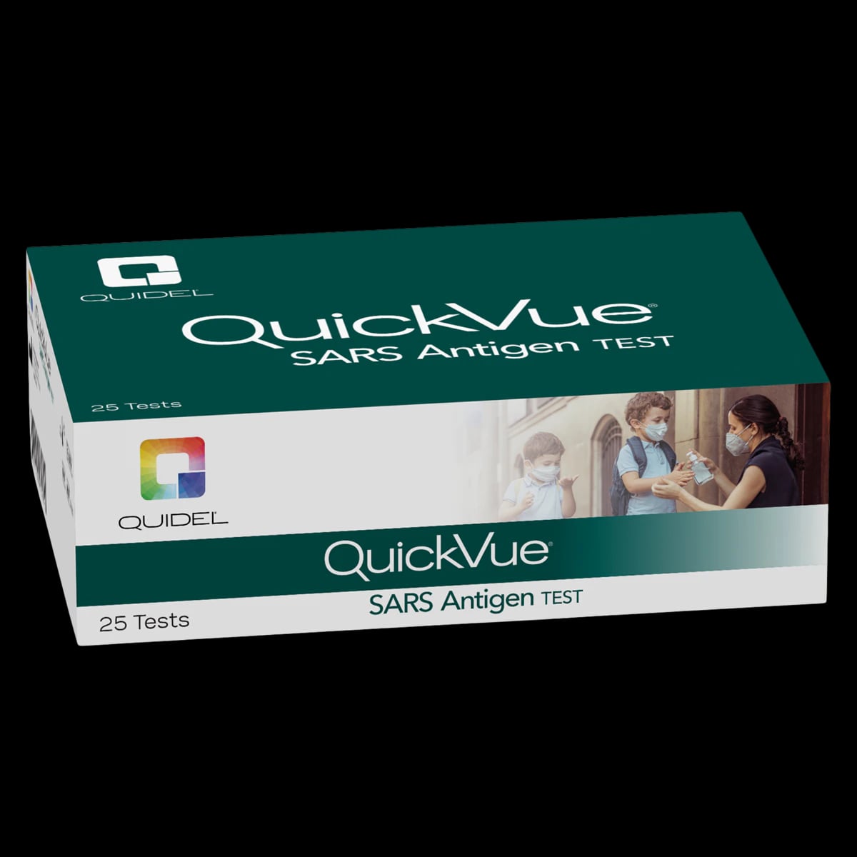 QuickVue SARS Antigen Test Kit, CLIA Waived, 25/Box