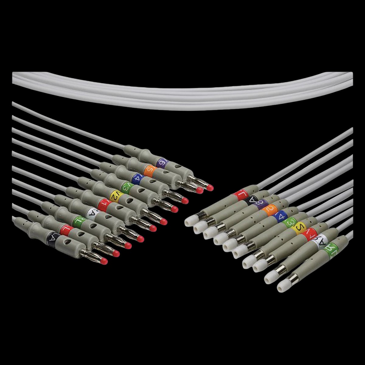 EKG Leadwire Set, Banana End, 10 Leads, Welch Compatible