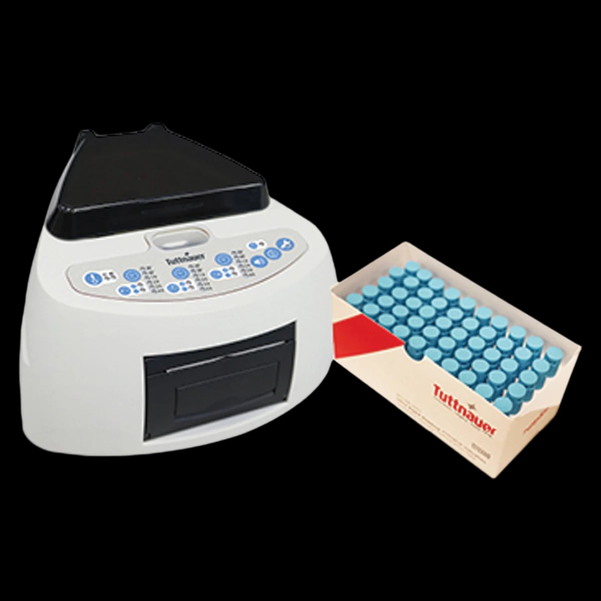 Tuttnauer Biological Indicator Starter Kit with MiniBio Auto-Reader and 50 Steam Ultra-Rapid 20-Minute Biological Indicators