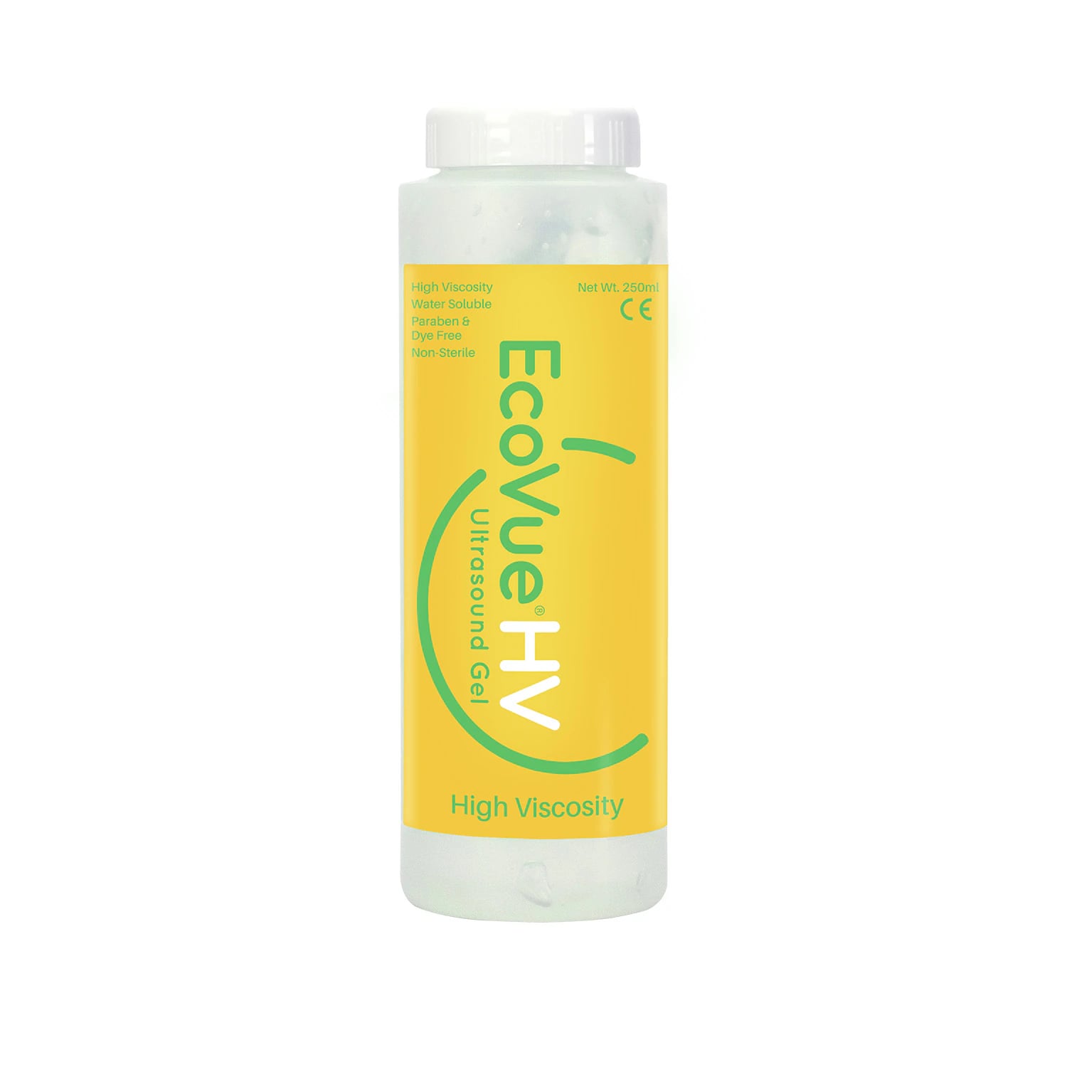 EcoVueHV Ultrasound Gel, High Viscosity, 250ml Bottle