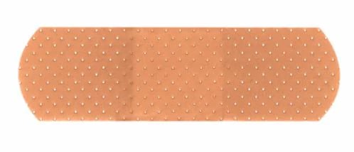 American White Cross Adhesive Bandage, Plastic, 3/4" x 3", Tan, Sterile, 9000/Case