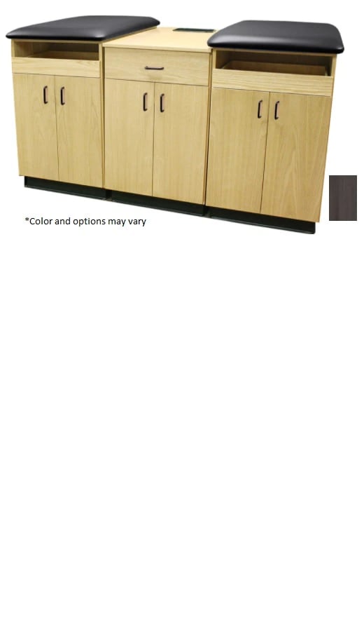 Athletic Edge 2-Seat Flat Harbor Grain Laminated Taping Table
