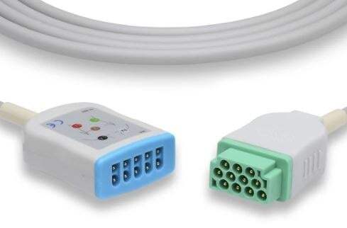 Orantech ECG Trunk Cable, 3/5 Lead, Multi-Link, Adult/Pediatric, 8 ft