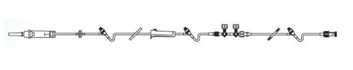 Baxter Continu-Flo Solution Set, 10 Drops/mL, 68" Tubing, 48/Case