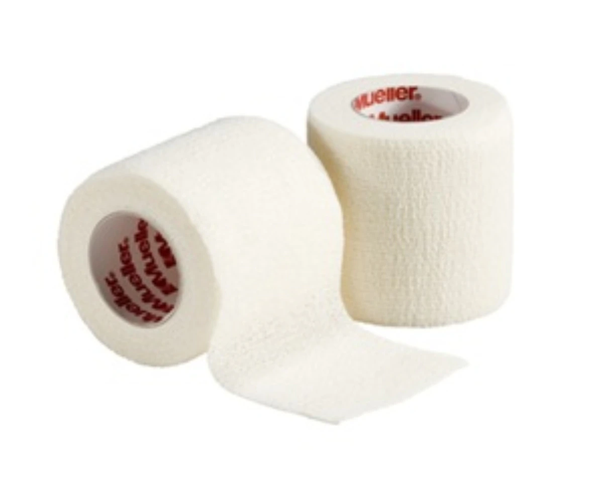Mueller Sports Medicine Tapewrap Wisconsin Adhesive Tape, 2" x 6 yd, White, 24/Case