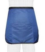 Techno-Aide Lap Guard Half Apron, Royal Blue/Black, Unisex, 0.5mm Lead, Un-Tethered