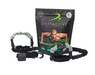 DartActive Resistance Band Door Anchor, Heavy, Gray/Black, 15-138 lb Resistance
