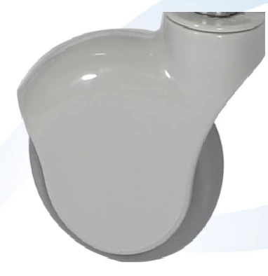 Pedigo Products Replacement Caster, Hooded with Socket Mount, for P-1080/P-1083 Series IV Stands and P-1015 TC Footstool Transportation Cart, Each