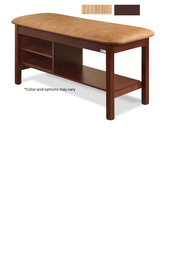 Clinton Industries Treatment Table, Burgundy, 400 lb Capacity